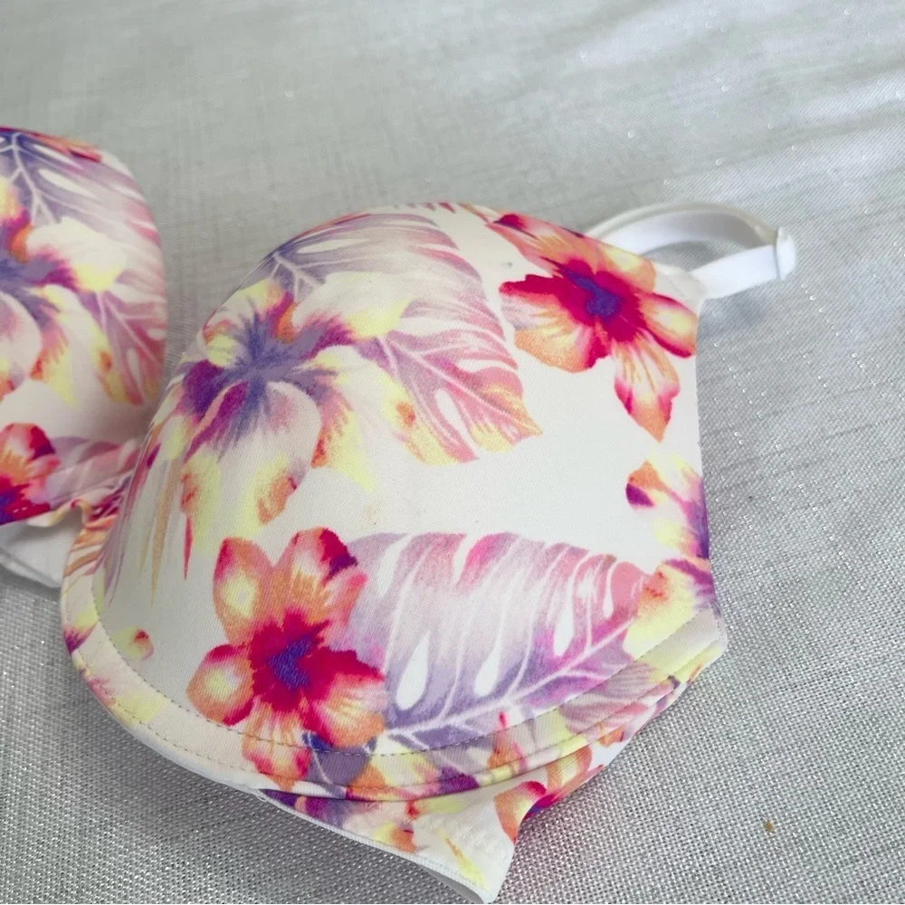 PINK By Victoria's Secret Floral Everyday Lightly Lined Bra In Floral Fun, 32D